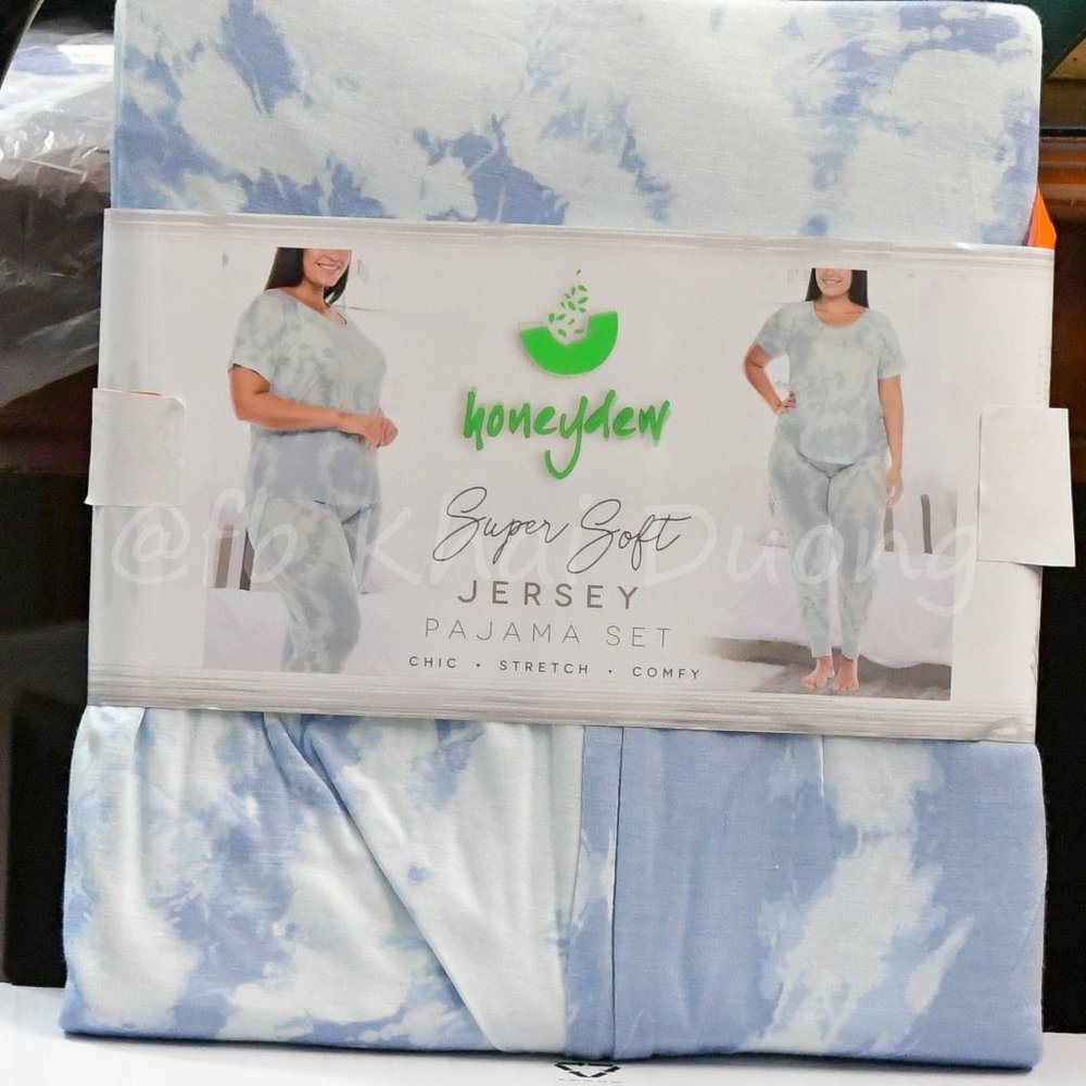 Honeydew‎ Intimates women super soft jersey Pajama set BLUE